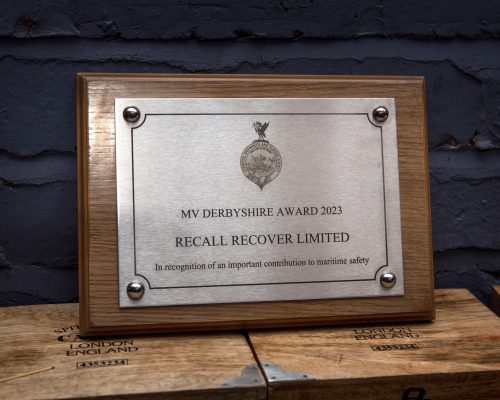 Derbyshire award for Recall Recover